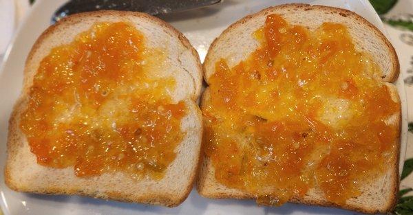 If you like heat, you'll flip over their Habanero Apricot jam.