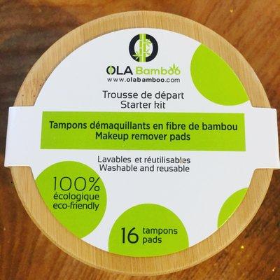 Beautifully kind to your skin and the earth-reusable bamboo makeup remover pads