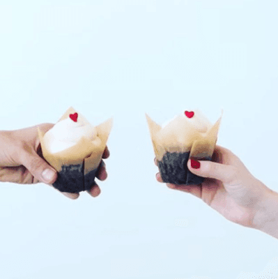 The Love Between Two Cupcakes.