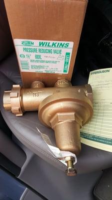 The Purchase: Zurn Wilkins Pressure Reducing Valve. #VanNuys #Plumbing #DIY #PropertyManagementBlues