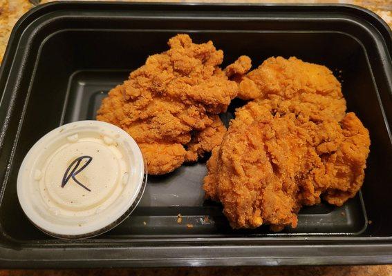 "Supper is Served" Chicken Tenders. 3 pieces