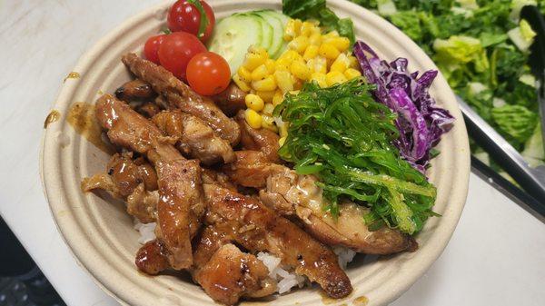 Delicious Chicken Teriyaki  Bowl