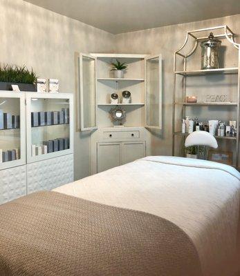 The Skin Solutions Treatment Room.