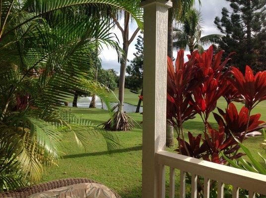 View from a condo across the golf course