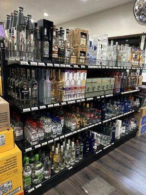 Vodka section