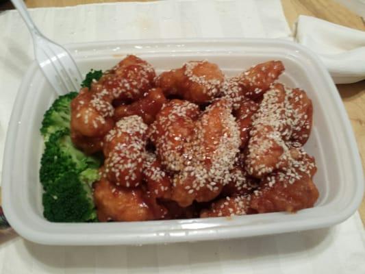 White meat sesame chicken