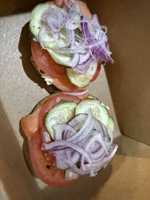 Lox bagel