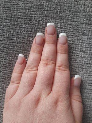 French Manicure UV Gel Nail Fill