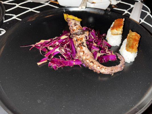 Grilled Octopus + Unagi Nigiri