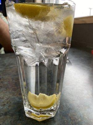 Yummy big ass glass of water