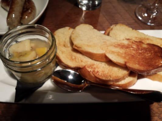 Challah with guava compote