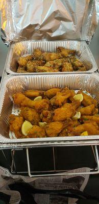 Lemon pepper wings - garlic parmesan wings