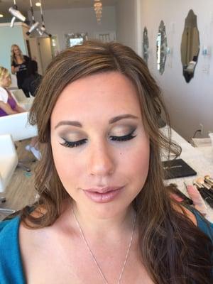 beautiful wedding makeup!