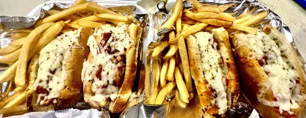 Chicken Parmesan subs