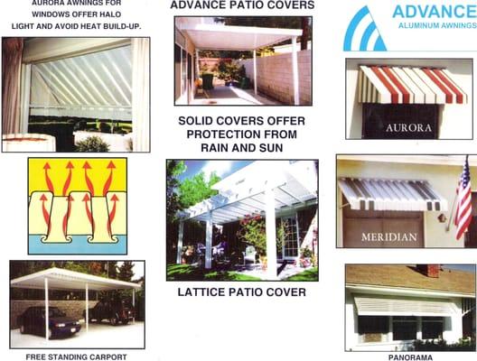 Metal Aluminum Awnings