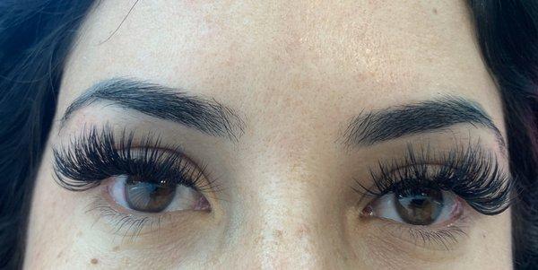 Volume lash extensions