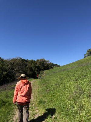 Hills near the start of the hike.