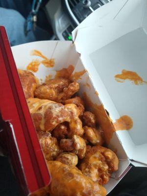 Boneless buffalo wings