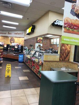 Subway inside the pilot truck stop