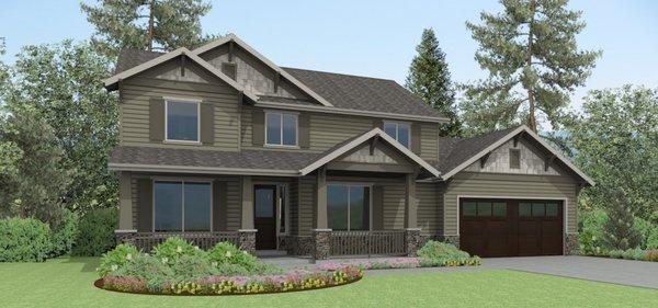 Find this craftsman style plan on our website using the plan search under 2535LEB.