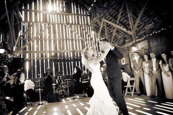 A Wedding Waltz in an old Barn!