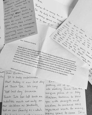 Some Thank You Letters!