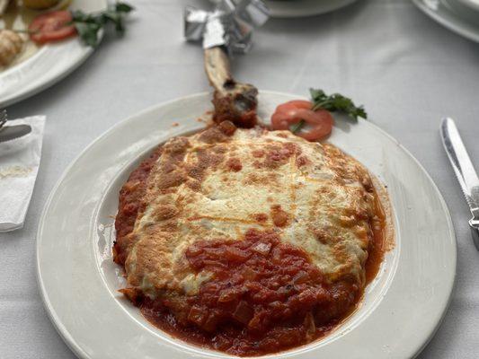 Veal Chop Parmesan