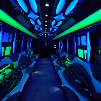 50 passenger Party Bus