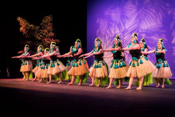 Tahitian Dancers at Hō'ike 2017