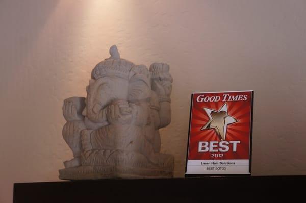 Voted as Good Times Best, twice in a row!