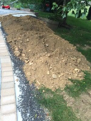 More dirt was dumped on my property, killing my grass