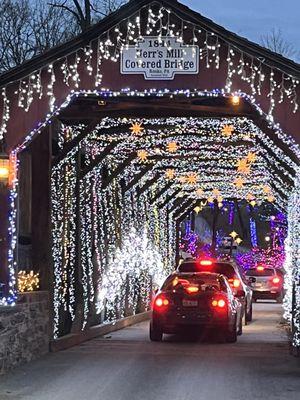 The amazing covered bridge.