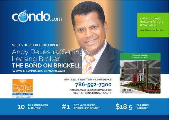 AndyDeJesus.com is  the Building Expert at The Bond on Brickell to buy, rent or sell info here: www.TheBondonBrickell.info