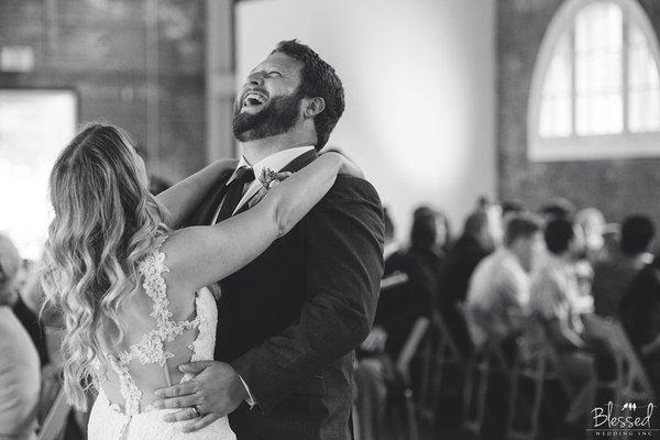 First Dance Photography at the Brick by San Diego wedding Photographers at Blessed Wedding