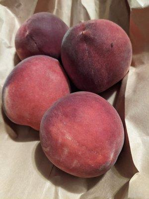 White peaches