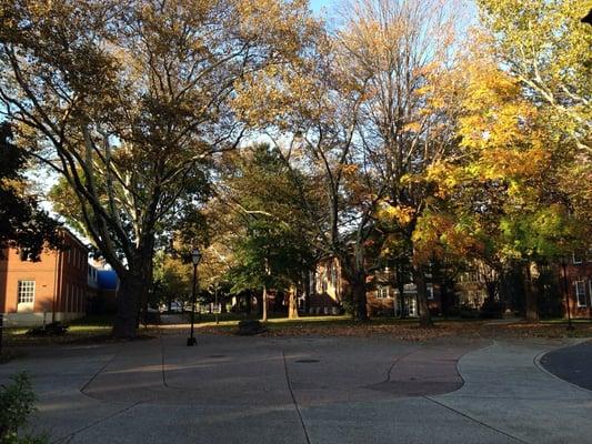 On campus of Moravian College