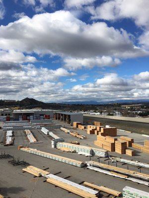 Recycling center with a view