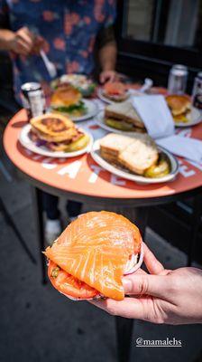 Bagel and lox