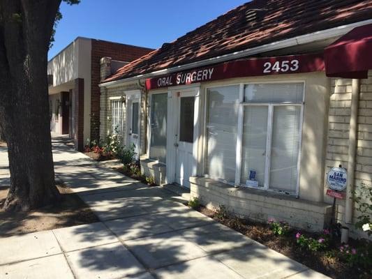 North side of Huntington Drive between San Marino Avenue and Del Mar Avenue