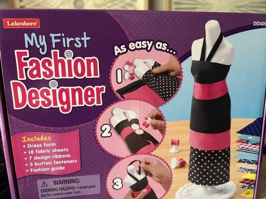 My granddaughter loved this gift the most. She told me she wants to be a fashion designer, she is 6.