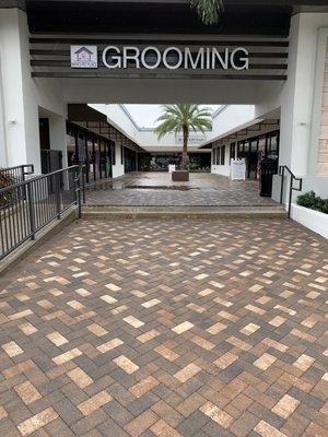 East side mall entrance and her store is straight back.