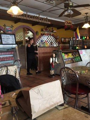 Restaurant indoor area