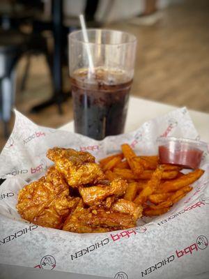 Honey garlic fried chicken