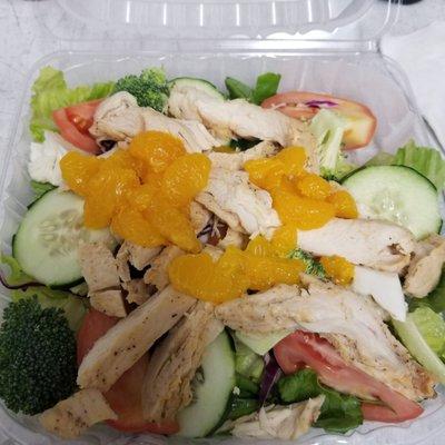 The asian chicken salad...Not.