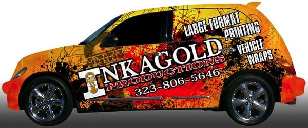 Full Vehicle Wrap Design, Install, and Printing. 3M vinyl & laminate