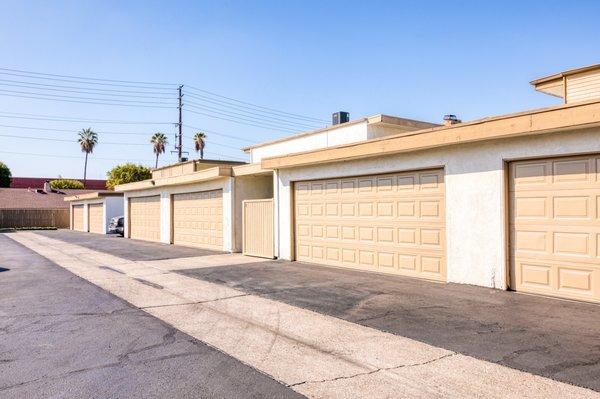 Residents of Orangevale enjoy the convenience of assigned parking garages to their units!