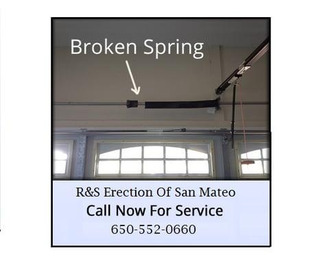 Broken Spring Repair San Mateo