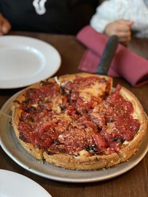 The Classic Deep Dish Pizza