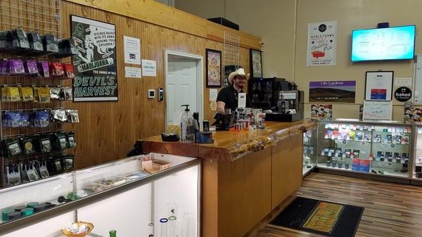 Friendly budtenders waiting to help you