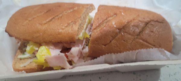 Smoked Turkey medium sub